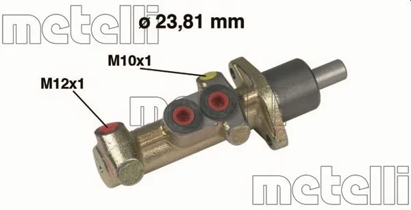 Hlavní brzdový válec METELLI 05-0386 – OE 7701204110