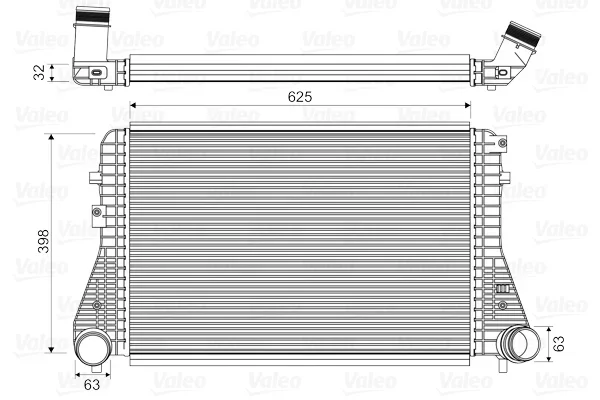 Chladič turba VALEO 818674