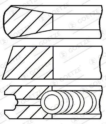 Sada pístních kroužků GOETZE ENGINE 08-136500-30 – OE 51.02503-0838 Sada pístních kroužků GOETZE ENGINE 08-136500-30 – OE 51.02503-0838