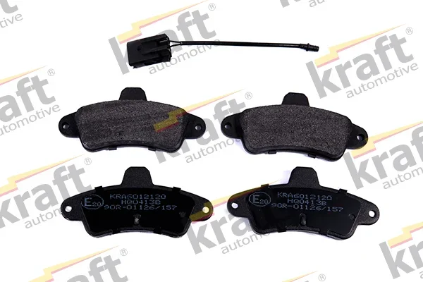 Sada brzdových destiček, kotoučová brzda KRAFT AUTOMOTIVE 6012120