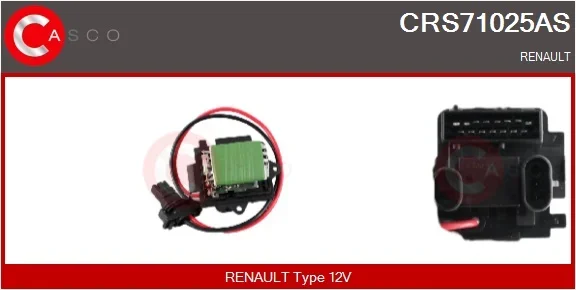 Odpor, vnitřní tlakový ventilátor CASCO CRS71025AS – OE 7701046941 Odpor, vnitřní tlakový ventilátor CASCO CRS71025AS – OE 7701046941