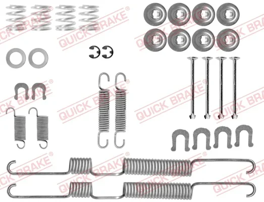 Sada příslušenství, brzdové čelisti QUICK BRAKE 105-0698