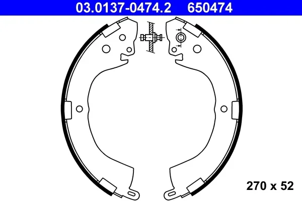 Brzdové čelisti Starline BC07620