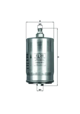 Palivový filtr KNECHT KL38