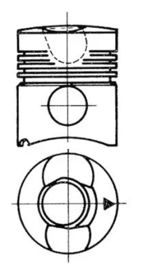 Píst KOLBENSCHMIDT 92334800 – OE 24021-48