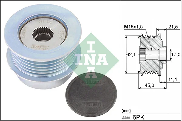 Předstihová spojka Schaeffler INA 535036710 Předstihová spojka Schaeffler INA 535036710