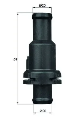 Termostat, chladivo MAHLE TH580 – OE 4E0121113