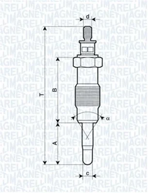 Zhavici svicka MAGNETI MARELLI 062582804304
