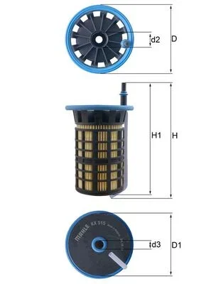 Palivový filtr KNECHT KX515