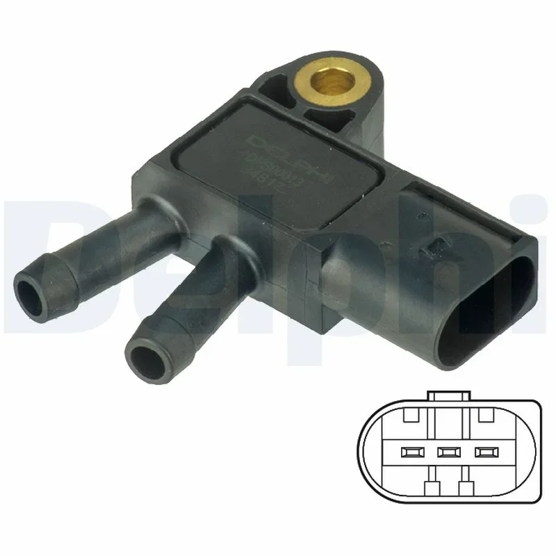 Senzor, tlak vyfuk.plynu DELPHI DPS00013 Senzor, tlak vyfuk.plynu DELPHI DPS00013
