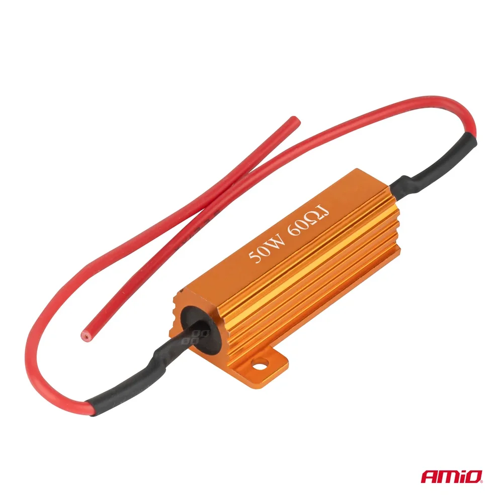 Rezistor pro LED žárovky CANBUS 60Ω 50W AMiO-04098 - Obrázek 2