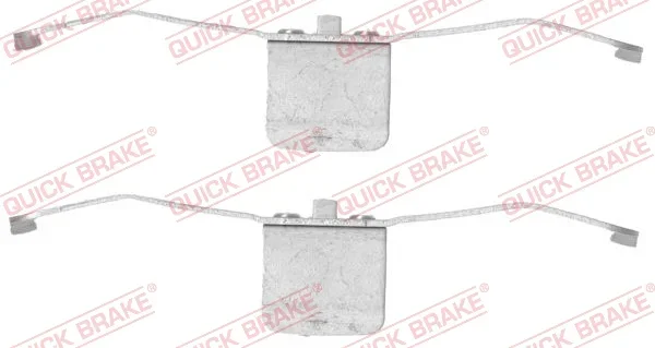Sada prislusenstvi, oblozeni kotoucove brzdy QUICK BRAKE 109-1639