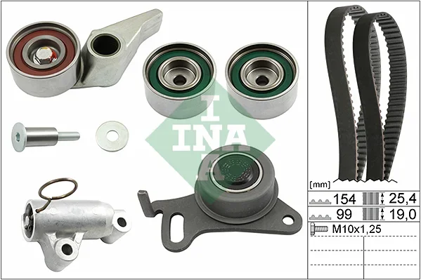 ozubení,sada rozvodového řemene Schaeffler INA 530059410