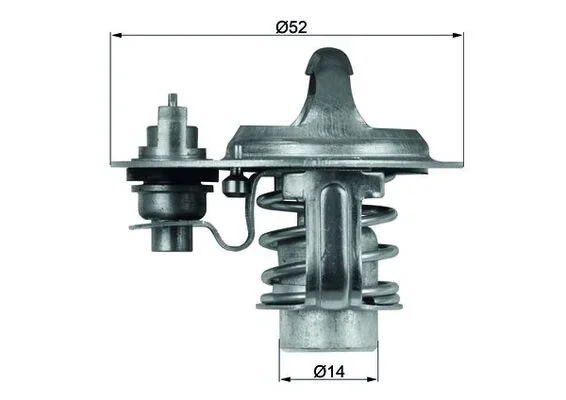 Termostat, chladivo MAHLE TX7688D