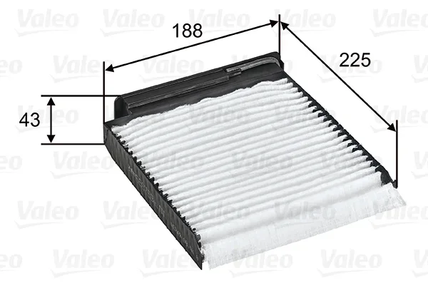 Filtr, vzduch v interiéru VALEO 698753