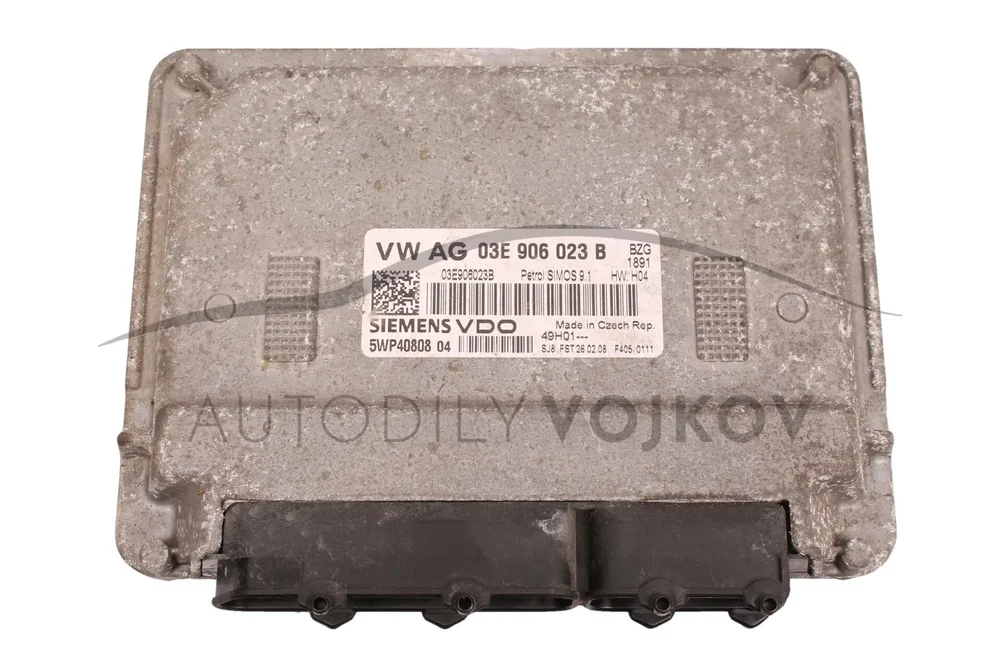 Řídící jednotka motoru 03E906023B v:63931 Řídící jednotka motoru 03E906023B v:63931