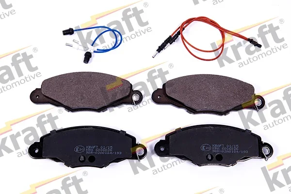 Sada brzdových destiček, kotoučová brzda KRAFT AUTOMOTIVE 6006026