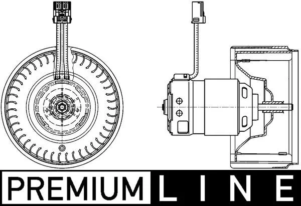 vnitřní ventilátor MAHLE AB71000P