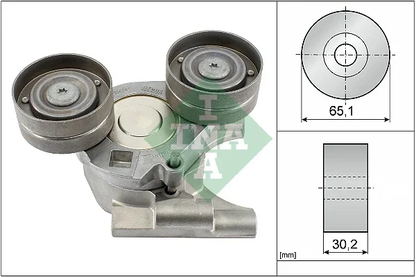 Napínací rameno, žebrovaný klínový řemen Schaeffler INA 534068210