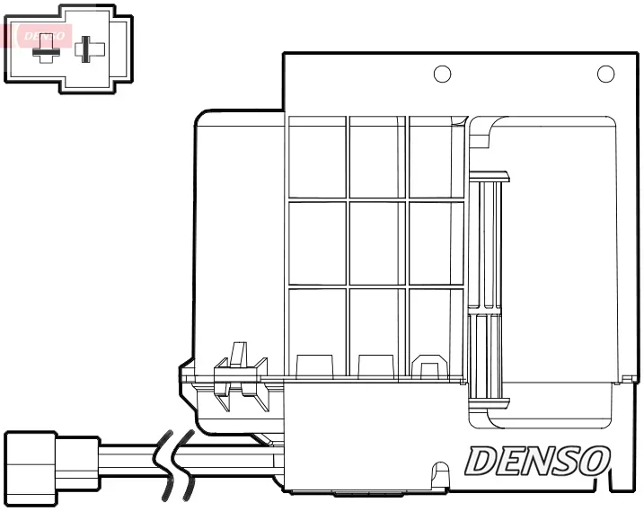 vnitřní ventilátor DENSO DEA17033 vnitřní ventilátor DENSO DEA17033