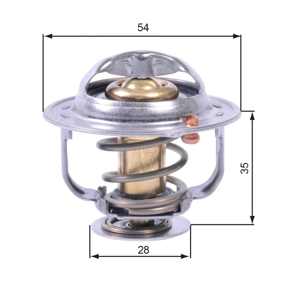 Termostat, chladivo GATES TH43880G1